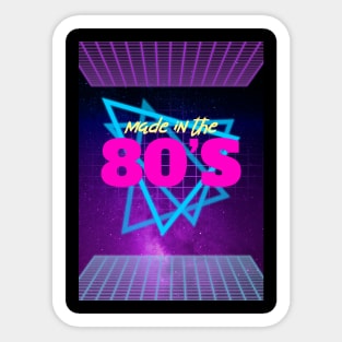 Made in the 80's Sticker